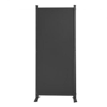 VEVOR Pregrada za sobu 3 panela 228x52x184 cm siva