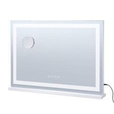 VEVOR Ogledalo za šminkanje s 3 boje osvjetljenja, Bluetooth, 80x12x57.2 cm, bijelo