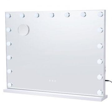 VEVOR Ogledalo za toaletni stol 800x138x622 mm Bijela