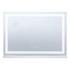 VEVOR Ogledalo za šminkanje s 3 boje osvjetljenja, Bluetooth, 80x12x57.2 cm, bijelo