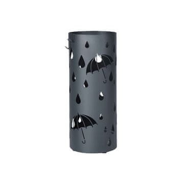 Songmics Stalak za kišobrane, 19.5x19.5x49 cm, sivi
