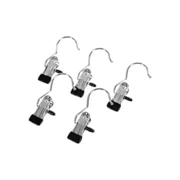 Songmics Kuke klipovi za čizme 10.5x4.5 cm Srebrni metal