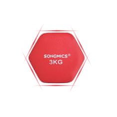 Songmics Set bučica 2 komada 20x8.5 cm Crvena
