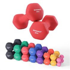 Songmics Set bučica 2 komada 20x8.5 cm Crvena