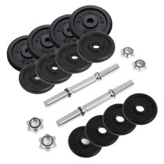 Songmics Set bučica 2 komada 40 kg crne boje