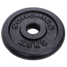 Songmics Set bučica 2 komada 40 kg crne boje