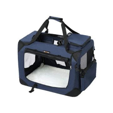 Songmics Kutija za prijevoz kućnih ljubimaca 60x40x40 cm Bež