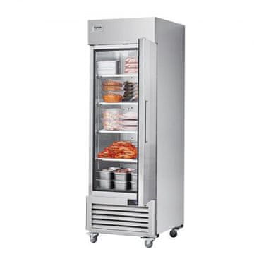 VEVOR Komercijalni zamrzivač s jednom vratima, uspravan, 1314x850x2110 mm, nehrđajući čelik