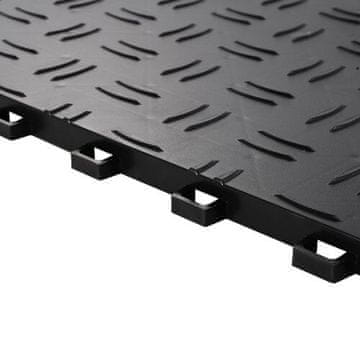 VEVOR Podne pločice za garažu 305x305x13.4 mm Crne