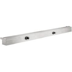 VEVOR Vodopad za bazen, preljev 120x11.5x8 cm, srebrni