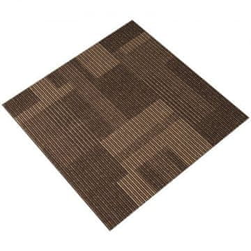 VEVOR Tepih pločice DC126-02 61x61x0.6 cm smeđa