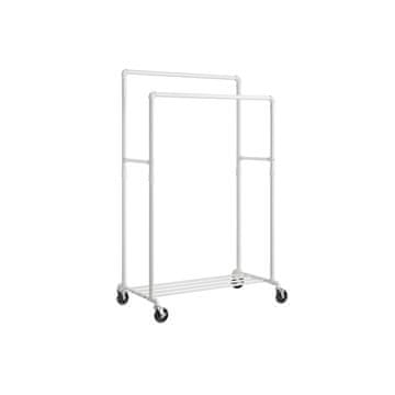 Songmics Stalak za odjeću, 162x59x100 cm, bijela