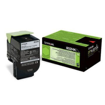 Lexmark 80C2HKE HC crni, originalni toner