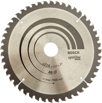 Bosch Bosch Optiline Wood listovi za cirkularnu pilu, 21,6 cm, 1 komad