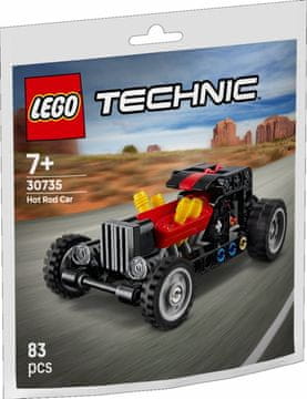 Technic LEGO Technic Hot Rod, pokretni klipovi, debele gume, inspiracija kultnim automobilima