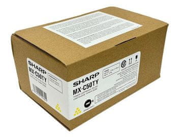 Sharp MXC50TY originalni žuti toner