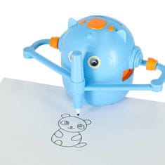 Luniks Interaktivni robot za crtanje sa 100 kartica – plavi