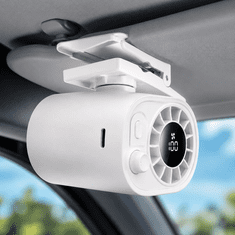 JOIRIDE® Tihi punjivi ventilator sa štipaljkom, 100 brzina, 360° rotacija, digitalni zaslon i snažna baterija | CLIPBREEZ