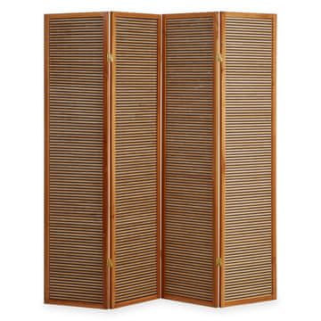 Homestyle4U Pregrada za prostor, 175x176x2,2 cm, smeđa