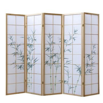 Homestyle4U Pregrada za prostor, 220x2,2x175 cm, bijela