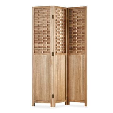 Homestyle4U Pregrada za prostor, 170x120x2,2 cm, smeđa