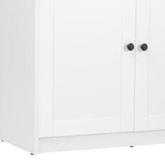 Homestyle4U Komoda, 122,5x82x42 cm, bijela, spremište