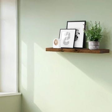 Songmics Zidna polica 80x20x3.8 cm smeđa