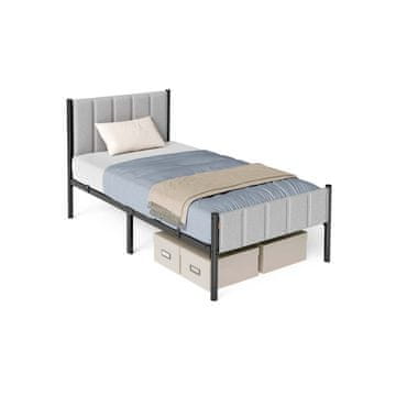 Songmics Okvir kreveta 140x200 cm Sivi