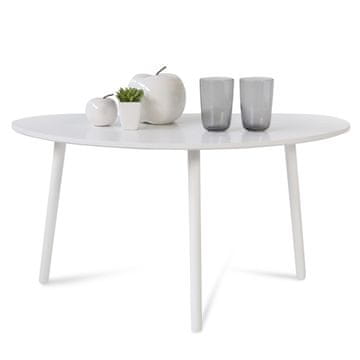 Homestyle4U Stolić, 84x50x43,5 cm, bijela