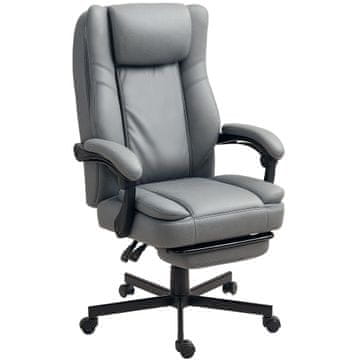 Homestar Uredska stolica s masažnom funkcijom 64x69x112-120 cm siva