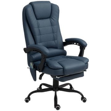 Homestar Uredska stolica za masažu 67x67x111-121 cm plava