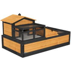 Homestar Kućica za kornjače 2 razine 112x65x60 cm Žuta