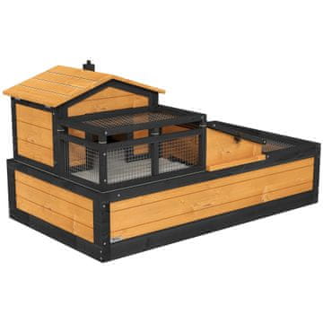 Homestar Kućica za kornjače 2 razine 112x65x60 cm Žuta