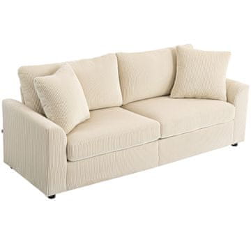 Homestar Trosjed za 3 osobe 212x80x88 cm Bijeli