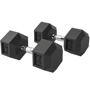 Homestar Set bučica 2 x 15 kg 15.5x15.5x10.4 cm Crna