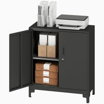 Homestar Uredski ormar 80x35x91 cm Crni