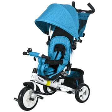 Homestar Trotinet 6-u-1 s guralicom i uklonjivim krovom 102x49x102 cm Plavi