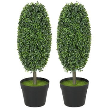 Homestar Set umjetnih biljaka 2 komada 60 cm zelena