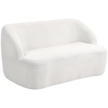 Homestar Dvosjed sofa 142x85x73,5 cm Bijela