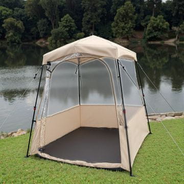 Costway Sportski šator na sklop 160 cm smeđi