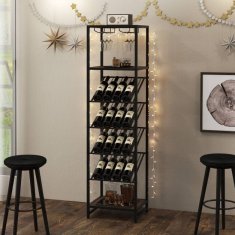 Costway Samostojeći stalak za vino s 7 razina