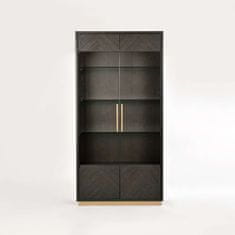Livin Hill Vitrina, SEV26-2, 100x200x41 cm, crna