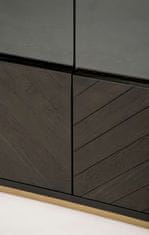 Livin Hill Vitrina, SEV26-2, 100x200x41 cm, crna