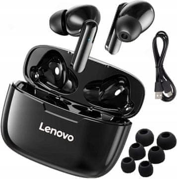 Lenovo Bežične slušalice Lenovo XT90 vodootporne + powerbank slušalice-15_crni