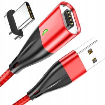 Magnetski usb-c kabel 3a quick charge 3.0 s prijenosom podataka