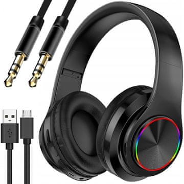 Bežične slušalice B39 bluetooth mikrofon rgb