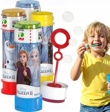Dulcop Dječje mjehuriće od sapuna Ledena zemlja 2 Frozen II Rođendan zabava 60 ml