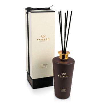 BRIXTON Difuzor mirisa u staklu sa štapićima brixton 500ml amber i sandalwood homms