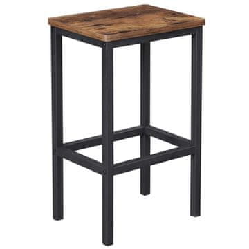 Hoker tamnosmeđi, taburet za kuhinju bar, moderni, BEGRYF 40x30x65