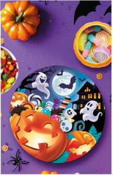 Fiestas Guirca Plastična zdjela s bundevama i duhovima za Halloween 32cm